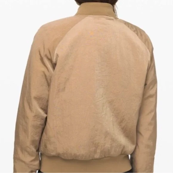 Lululemon Non Stop Bomber Jacket SZ 4 Reversible Water Repellent Base Warmth NWT - Picture 2 of 10